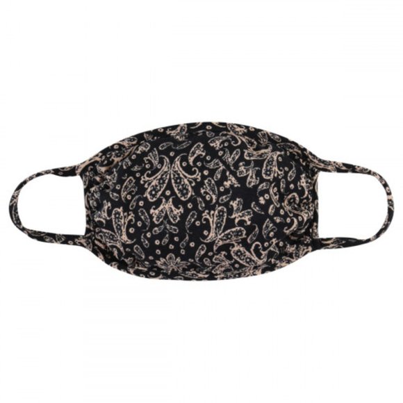 2 for $20! PAISLEY PRINT FACE MASK - Picture 2 of 11